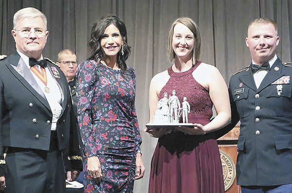 S.D. Guard presents awards for distinguished service; Johnson family honored